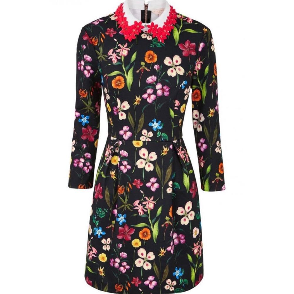 Ted Baker Tillena Hampton Collar Dress - Black